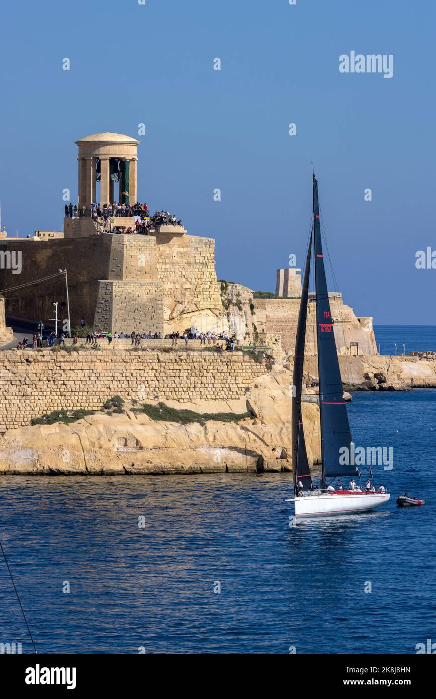 A very slow start to the 2022 Edition of the Middle Sea Race due to ...