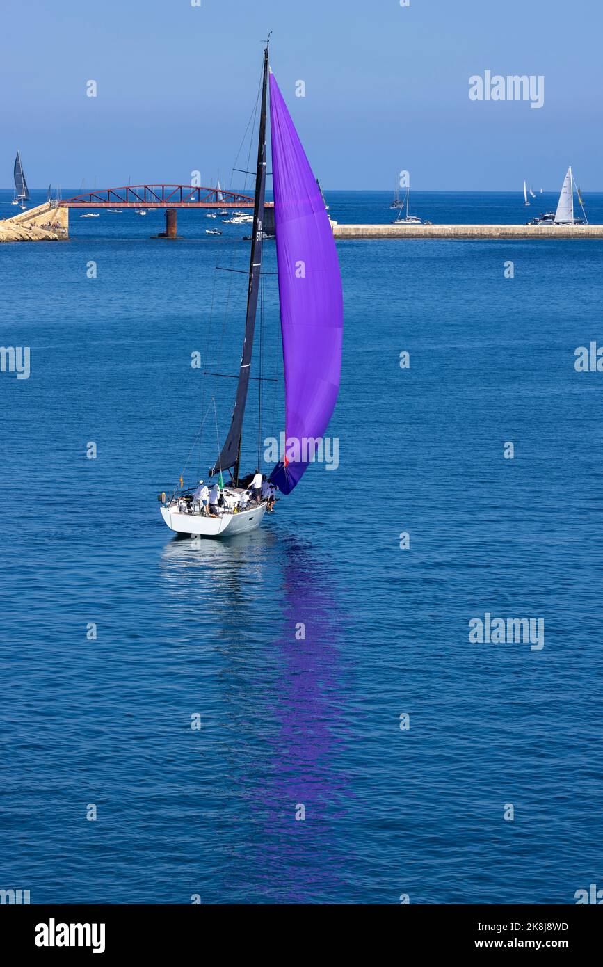 A very slow start to the 2022 Edition of the Middle Sea Race due to ...