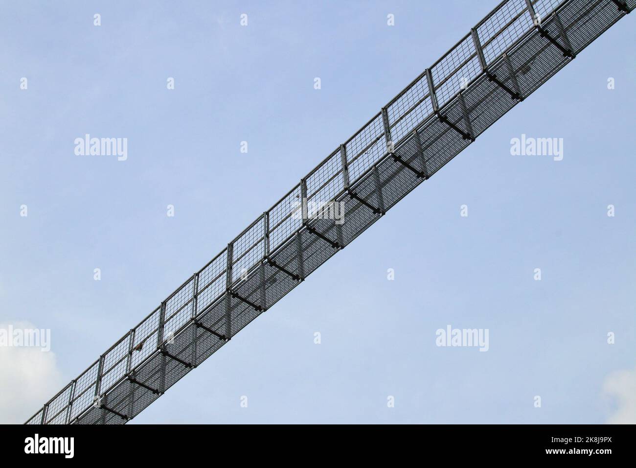 Tibetan bridge in the sky, detail, security, insecurity, abstract ...