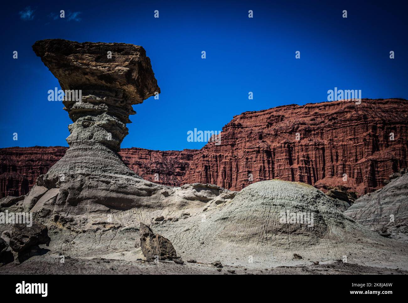 The Mushroom Sandstone Formation Formación El Hongo. Parque