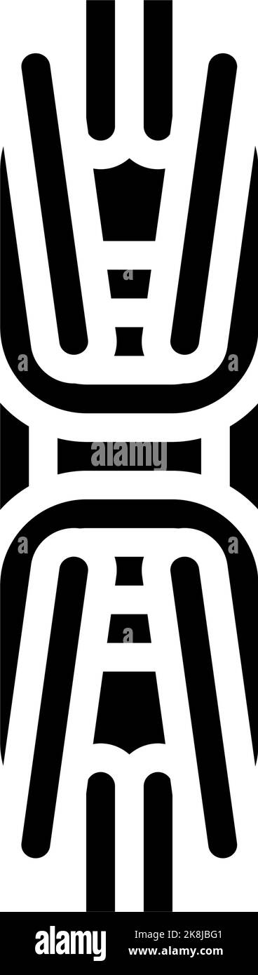 byzantine chain glyph icon vector illustration Stock Vector Image & Art ...