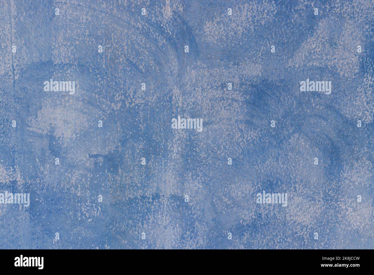 blue concrete or cement material in abstract wall background texture. Stock Photo