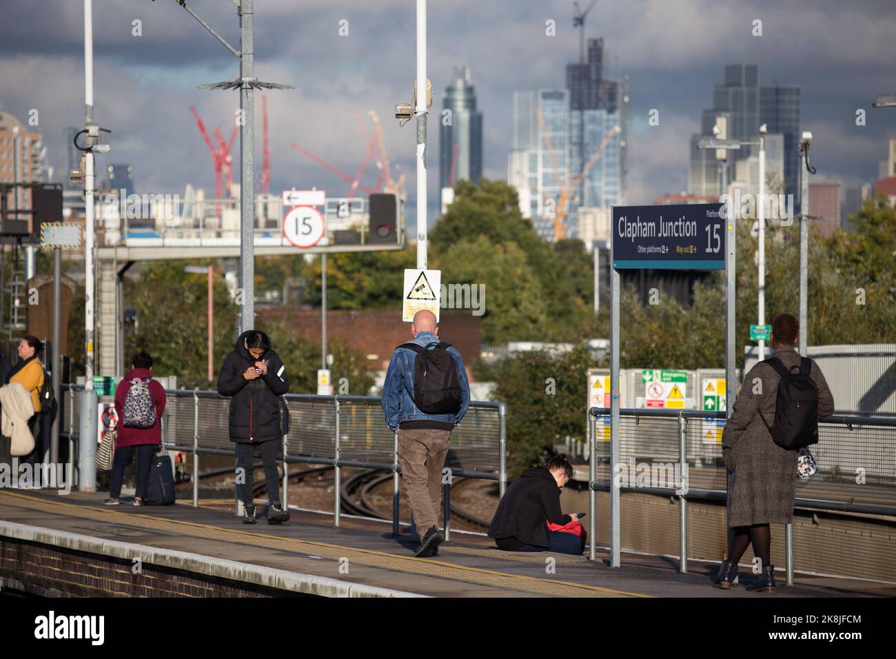 Clapham Junction Railway Station Stock Photo