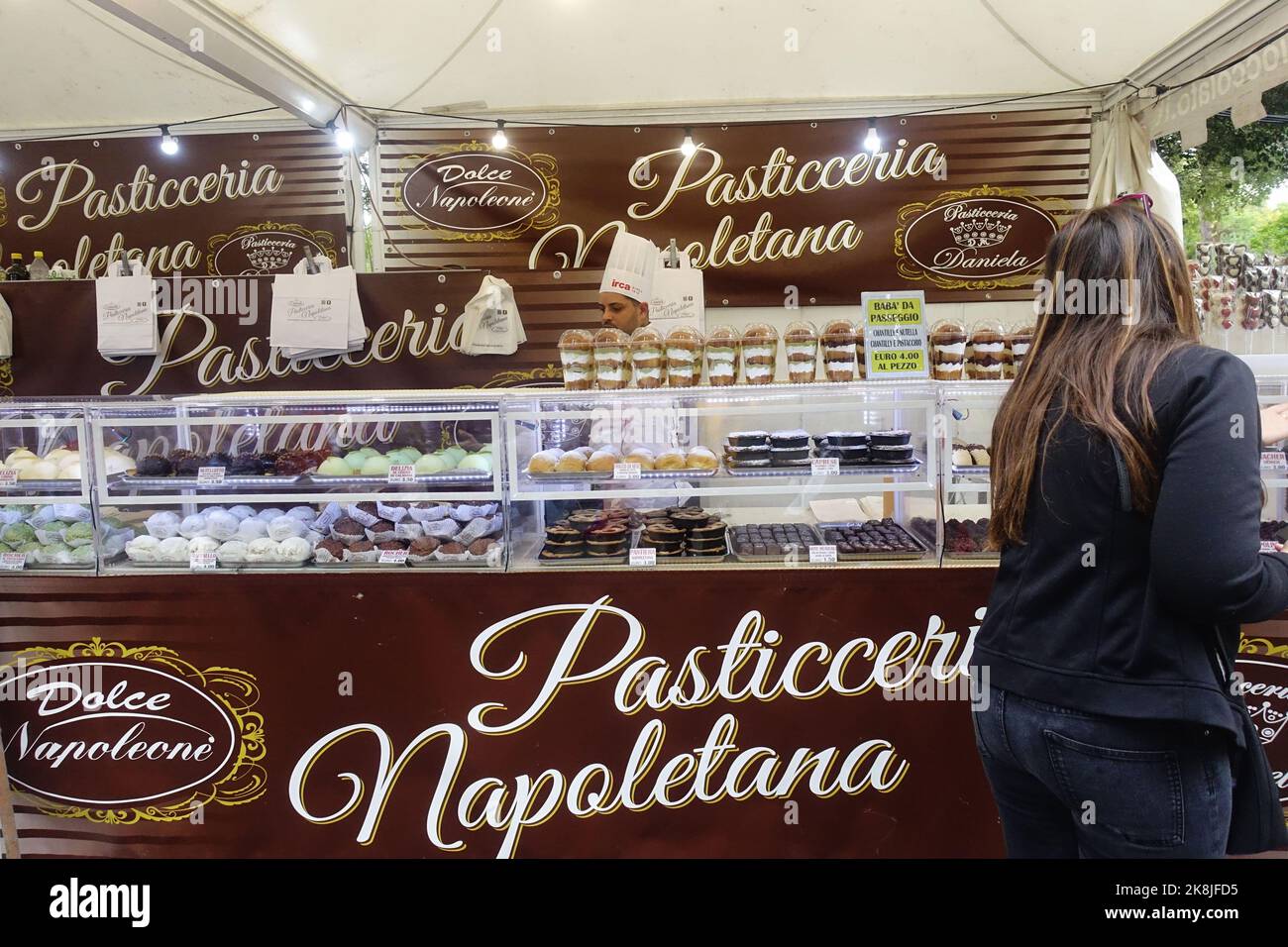 Rome, Italy  - Chocolate Fair Stock Photo