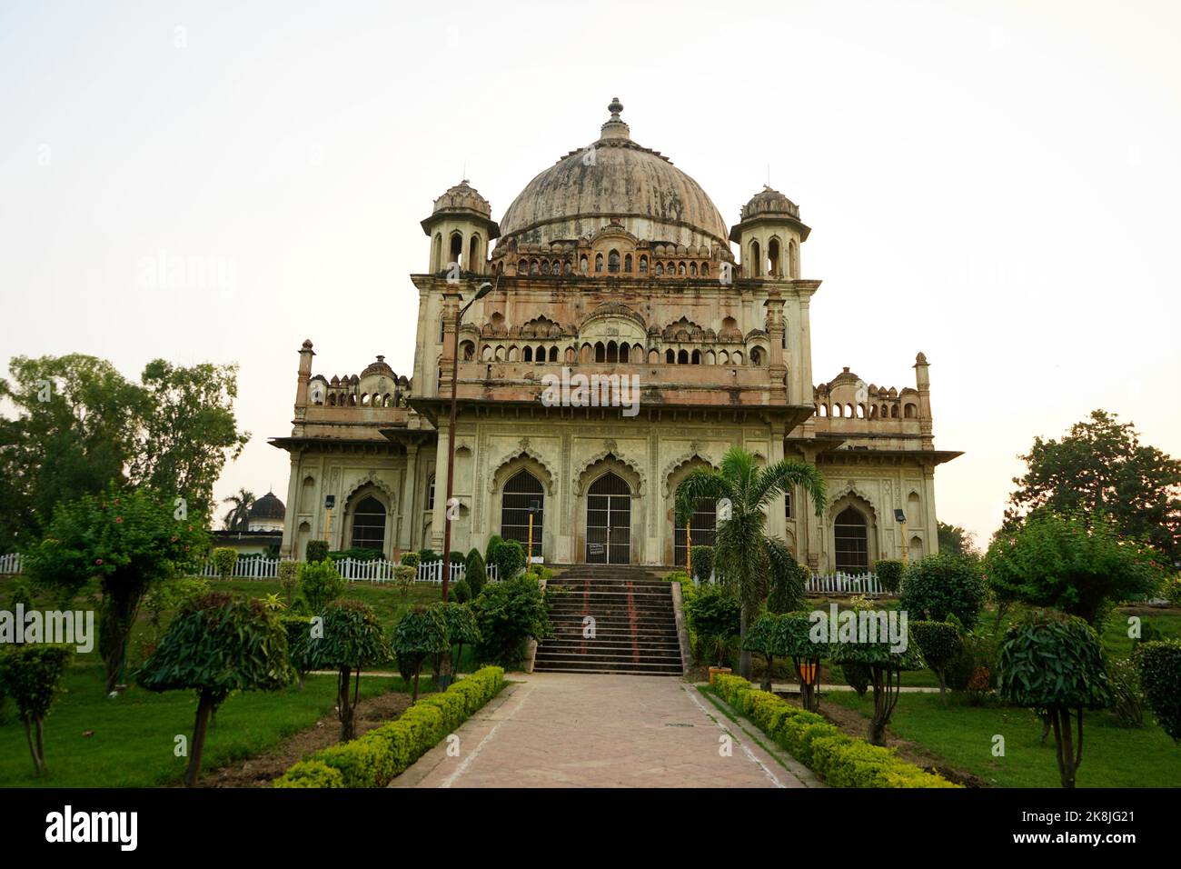 The Tomb of Saadat Ali and it's entrance gate in Lucknow city, India. Stock Photo
