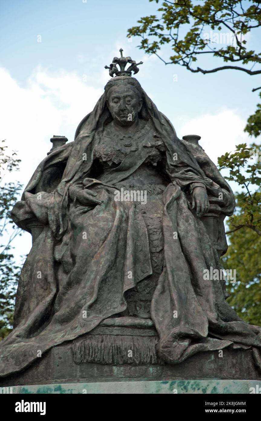 Statue of Queen Victoria, Tynemouth, Northumberland, Tyne and Wear