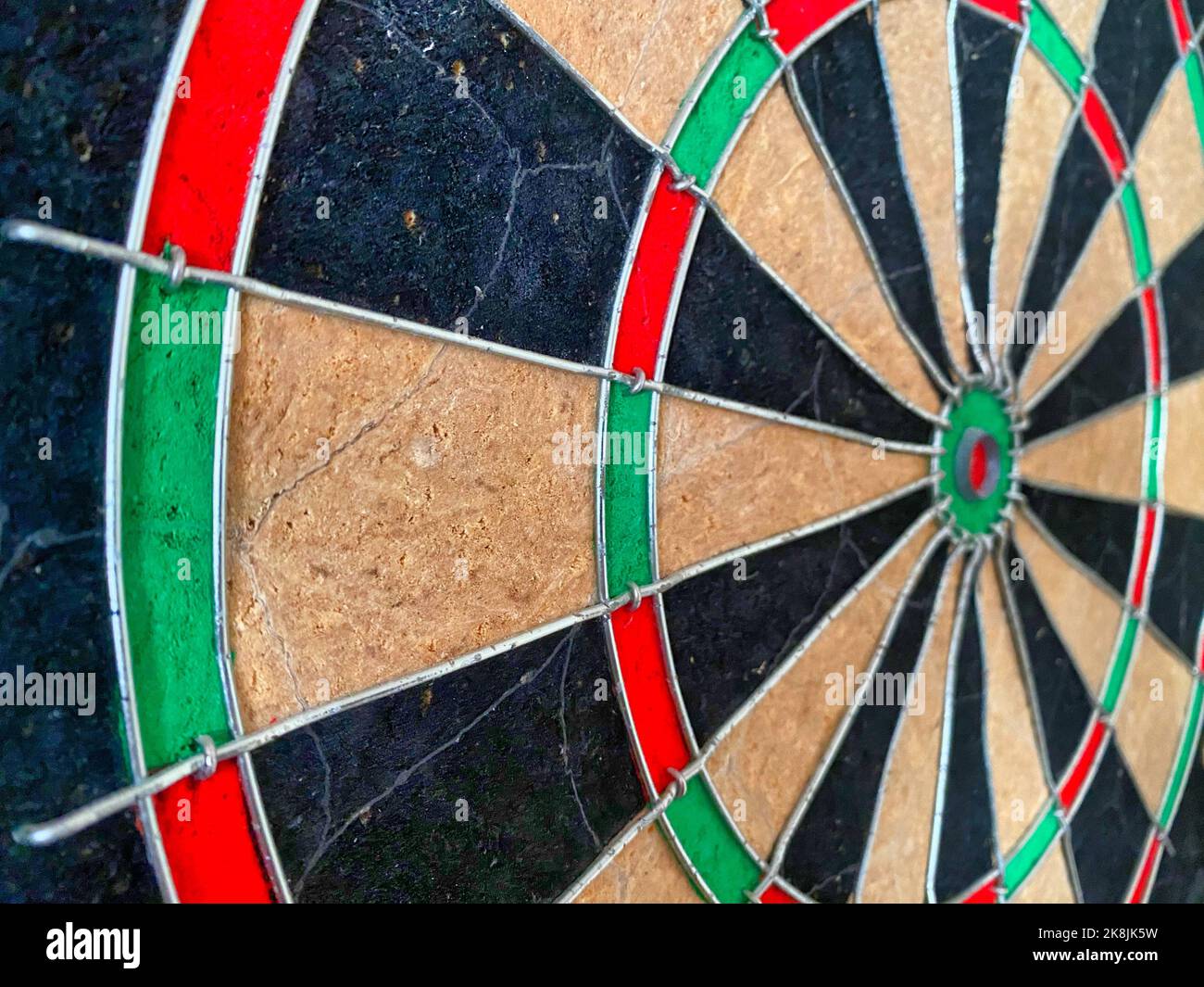 Close up photo of a darts board Stock Photo Alamy