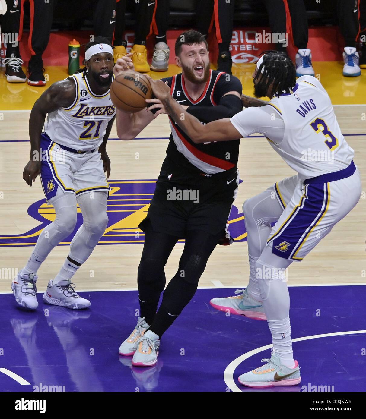Los Angeles, United States. 23rd Oct, 2022. Los Angeles Lakers' center ...