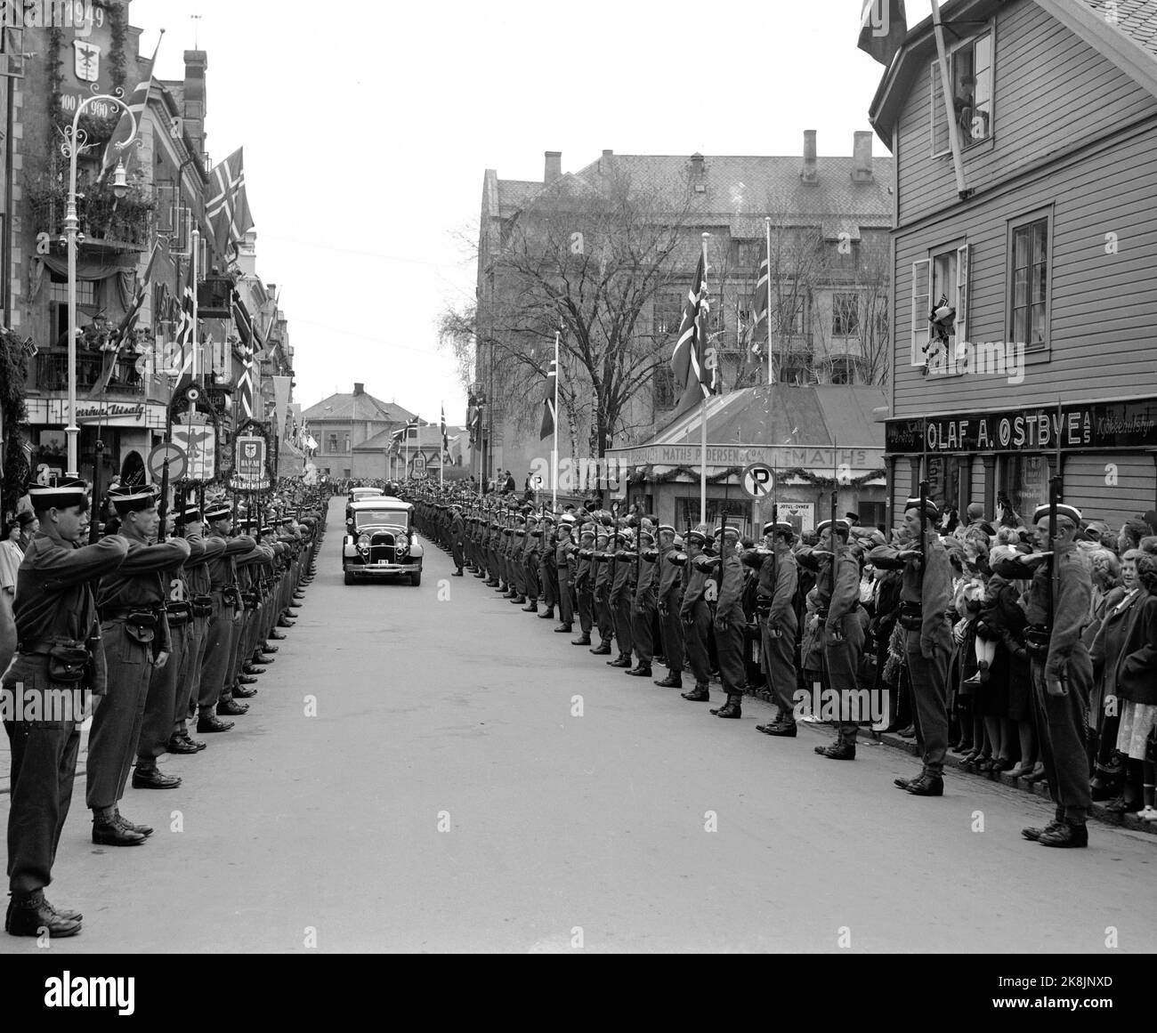 Hamar 19490513. Celebration of Hamar City's anniversary. The onge