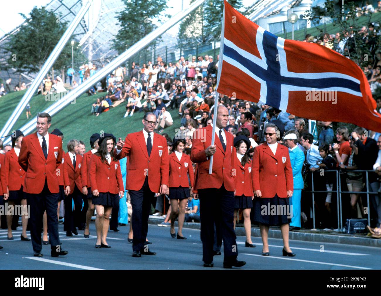 Munich, Germany 1972. The Summer Olympics in Munich in 1972. The switch