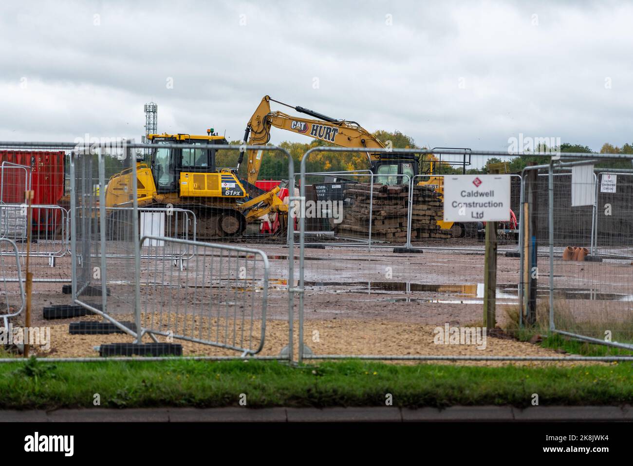 Poverty Lane Maghull. Sefton. Work starts on Land East of Maghull. A