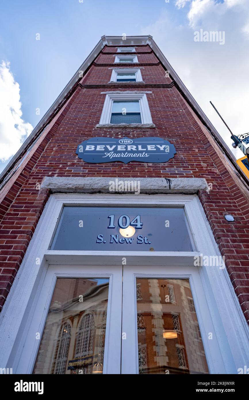Historic Downtown Staunton Virginia Brick Architecture Stock Photo Alamy