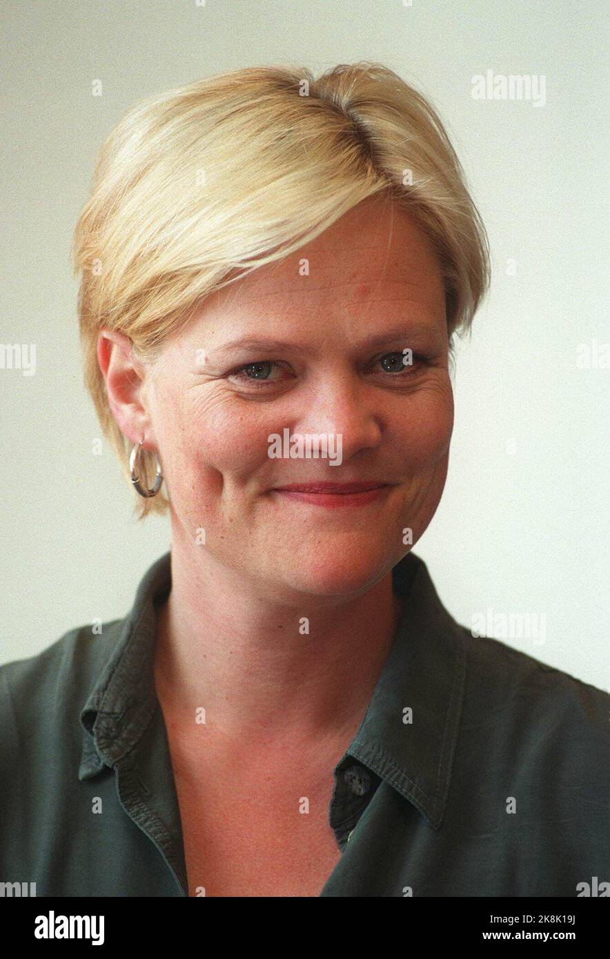 Oslo 199705. Kristin Halvorsen is among the Socialist Left Party Storting candidates before the parliamentary elections in the fall of 1997. Photo Helge Hansen / Tomm W. Christiansen / NTB / NTB Stock Photo