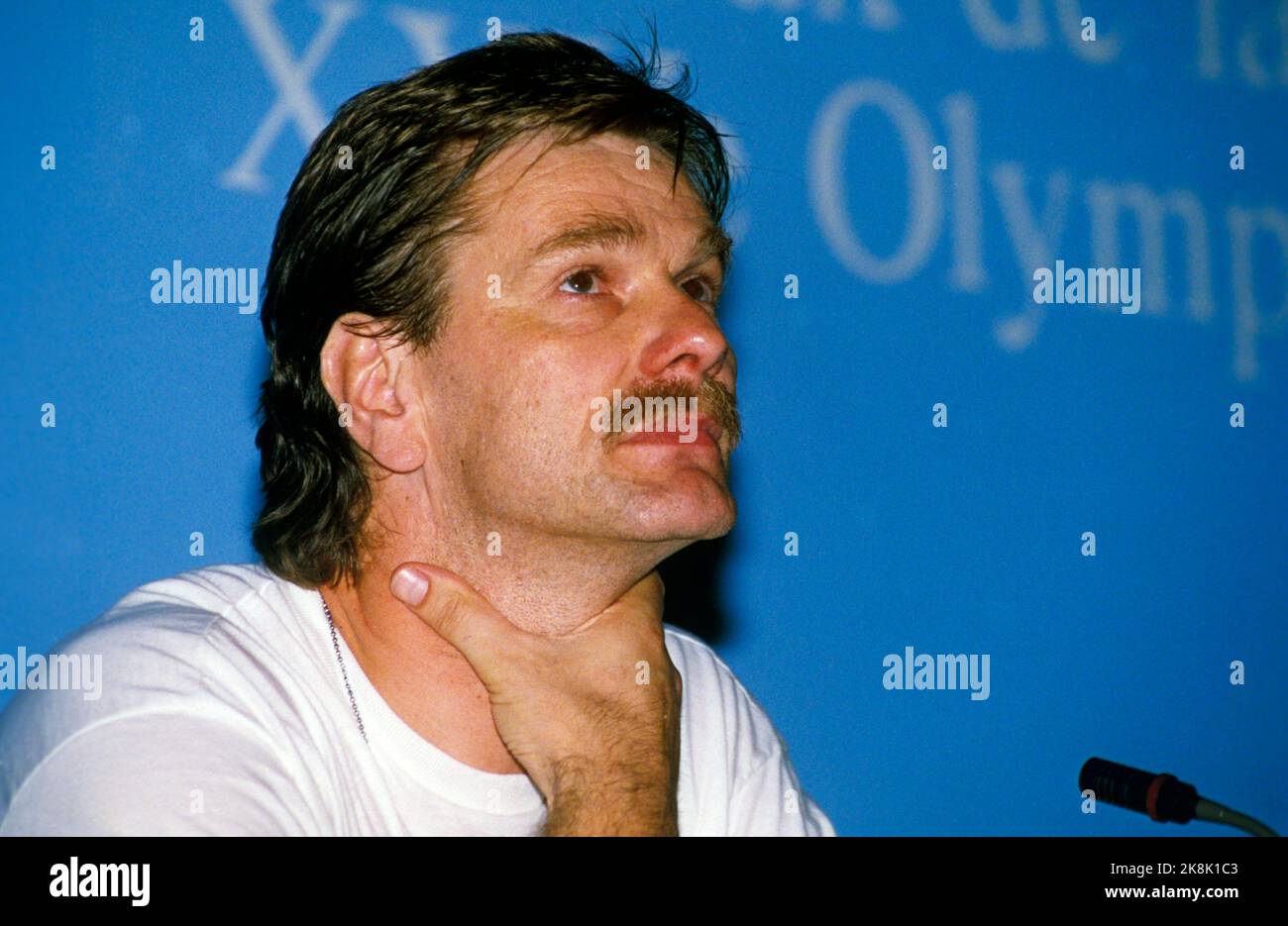 Barcelona, Spain 19920730 Handball coach for the women's team Sven
