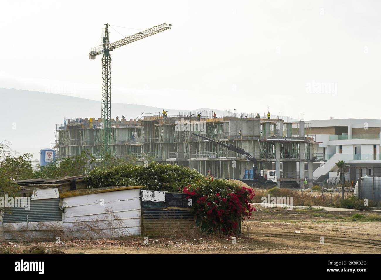 Spain Developments Modern property development, build, construction plant, Zahara de los ...