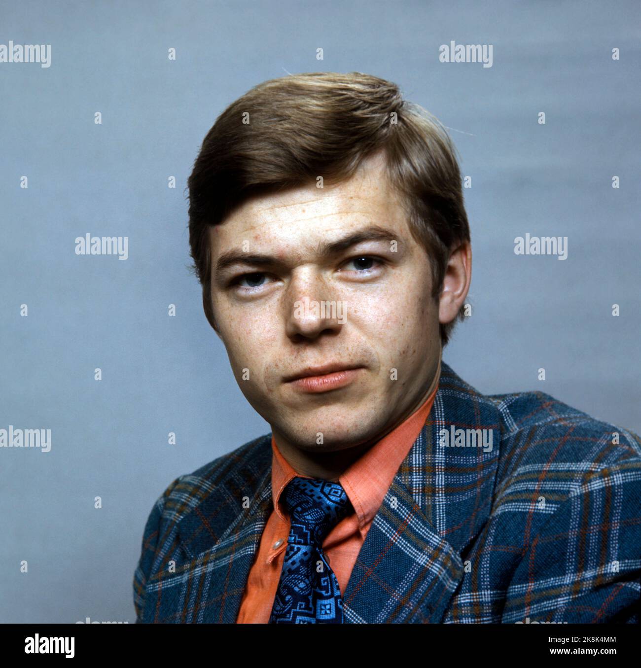 Oslo 197401 storting representative kjell magne bondevik hires stock