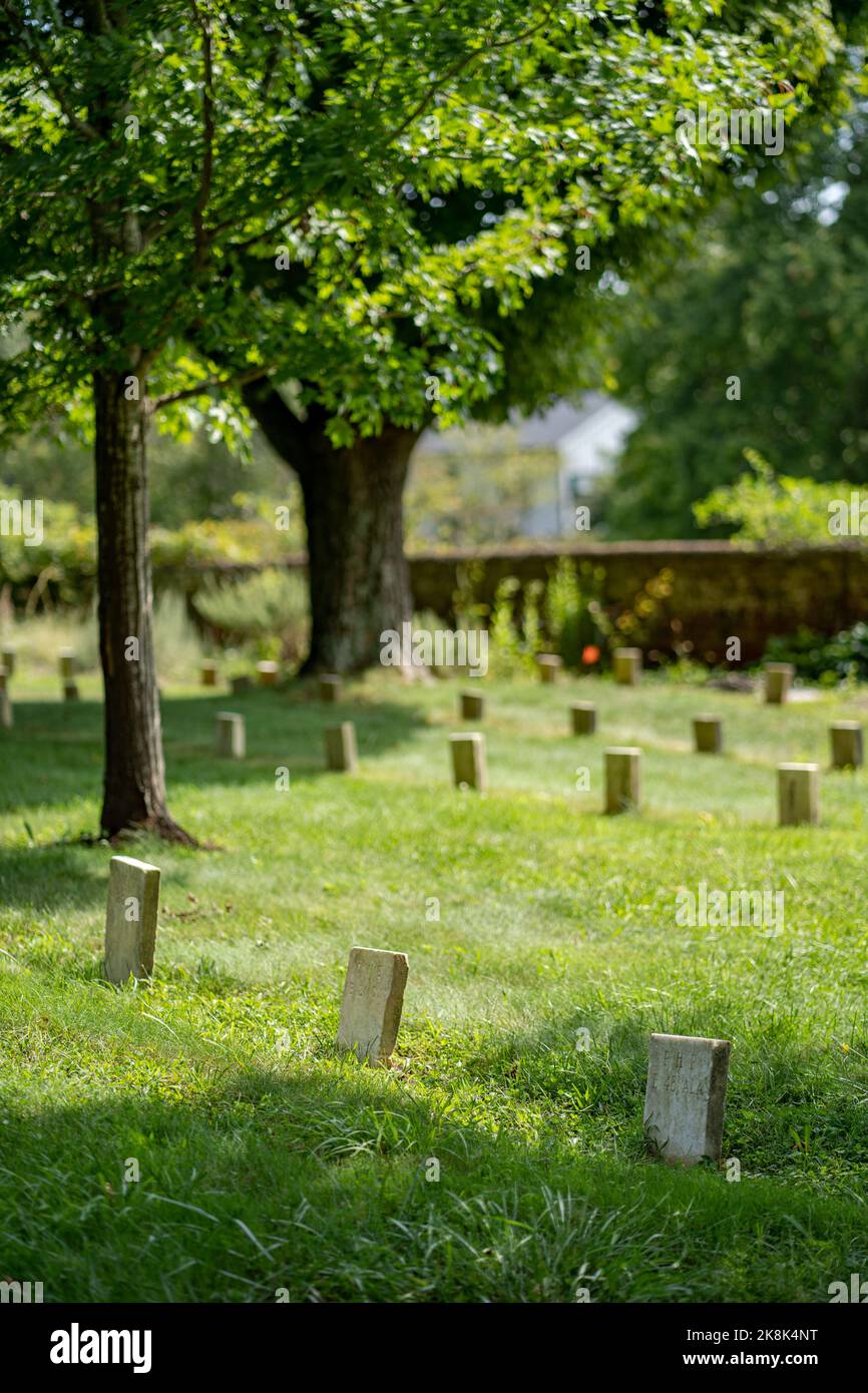 The Civil War Memorial Old City Cemetery Lynchburg Virginia Stock Photo