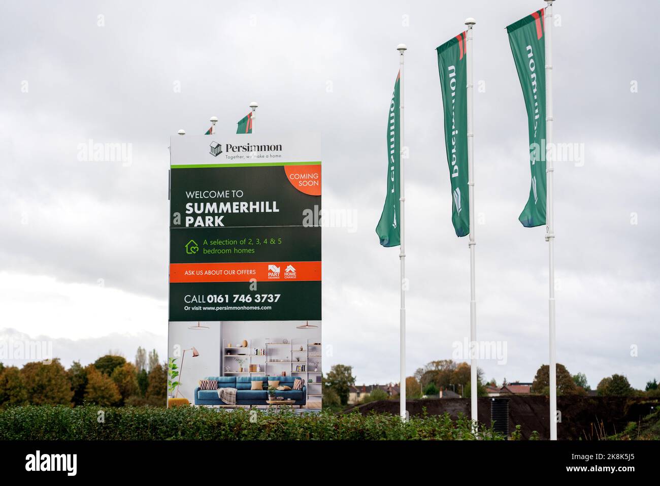 Poverty Lane Maghull. Sefton. Work starts on Land East of Maghull. A