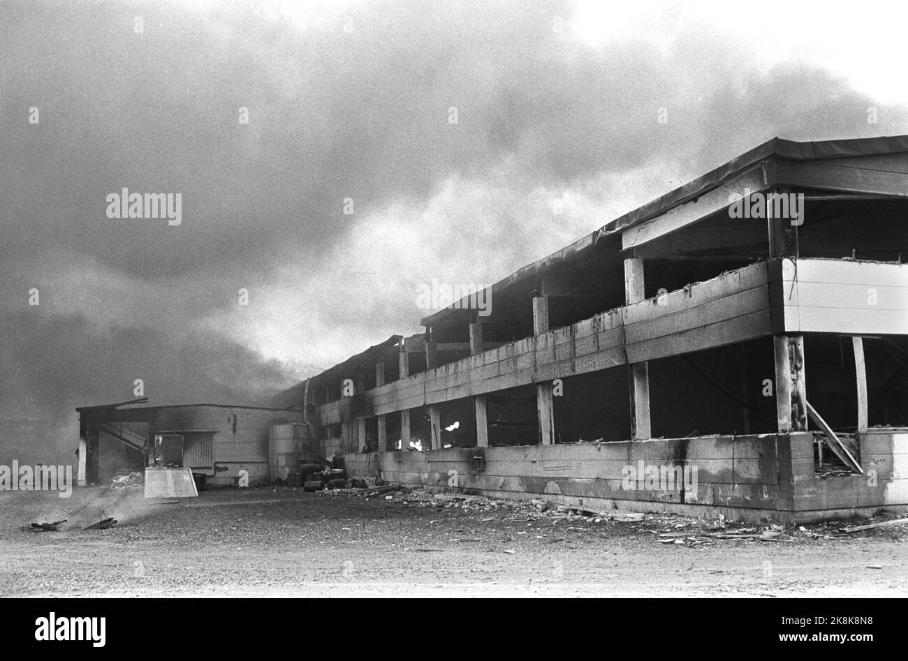 Erik thorberg ntb ntb smoke development fires exterior industrial fires