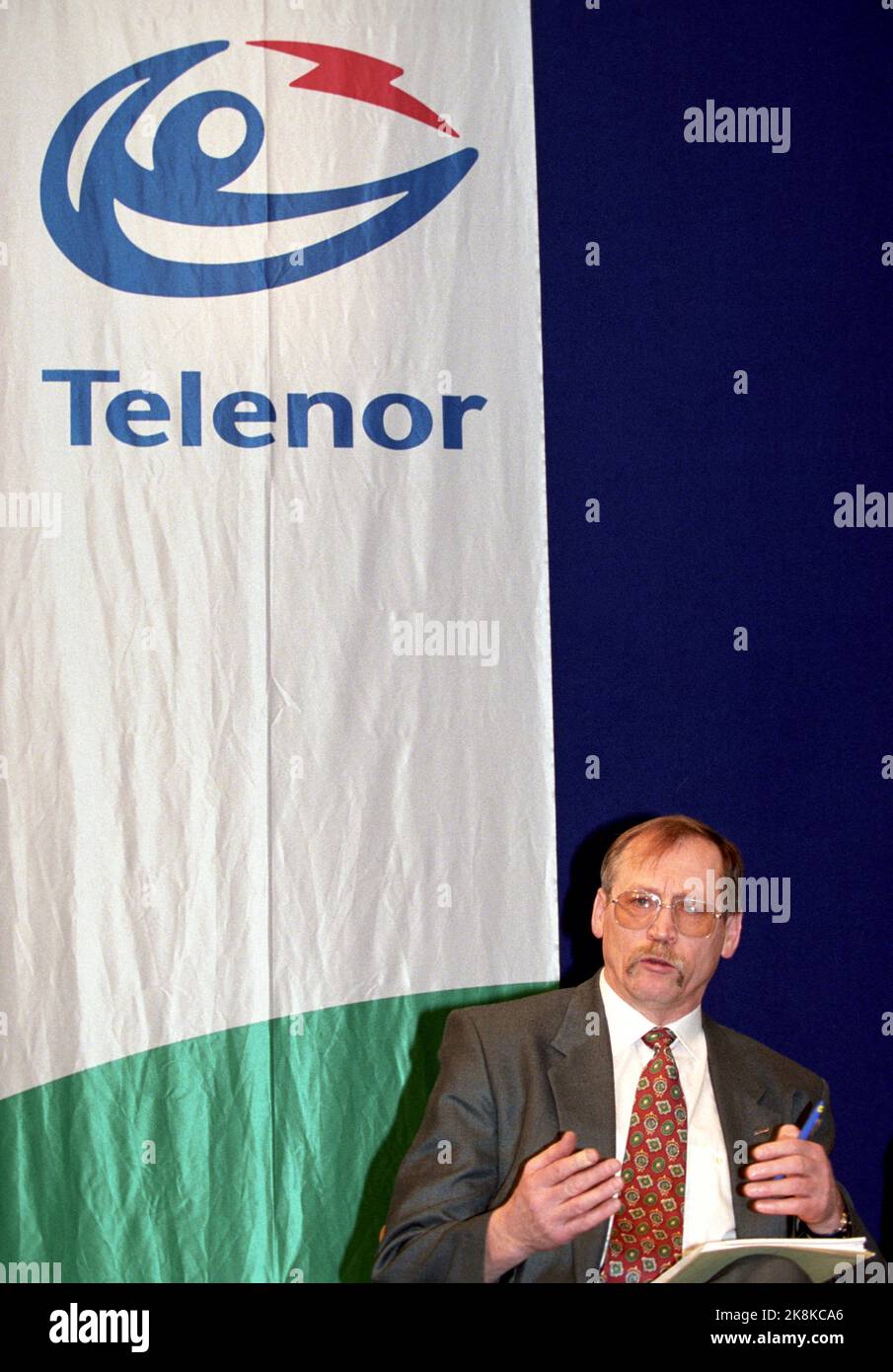 Oslo 19950102 CEO Tormod Hermansen in Telenor. Photo: Berit Roald / NTB Stock Photo