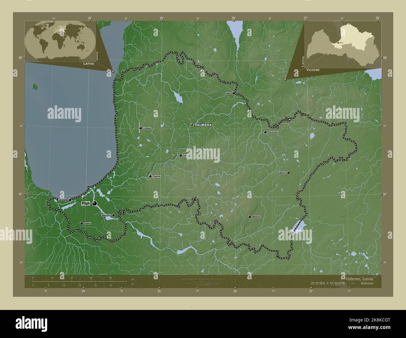 Map of valmiera hi-res stock photography and images - Alamy
