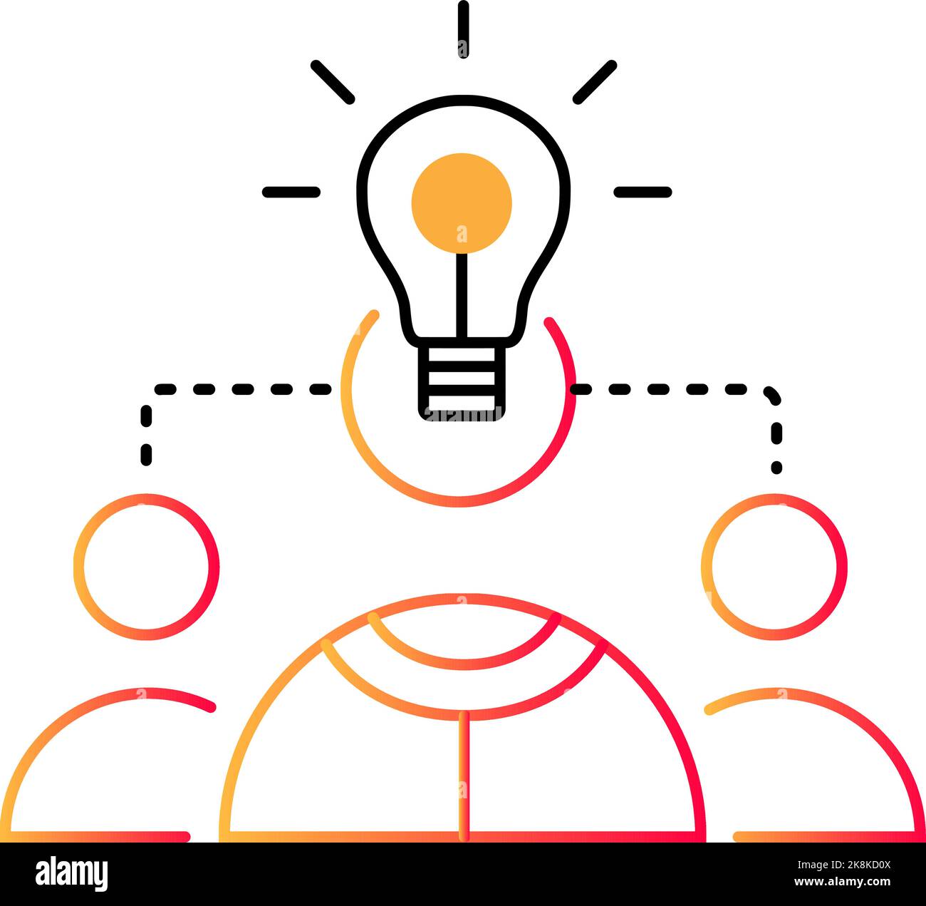 Teamwork idea icon business work vector design Stock Vector Image & Art ...