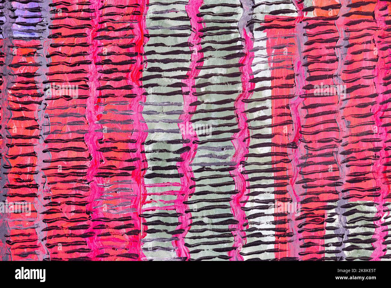 colorful paintings for sale at a shop in Zanzibar, Tanzania, Africa