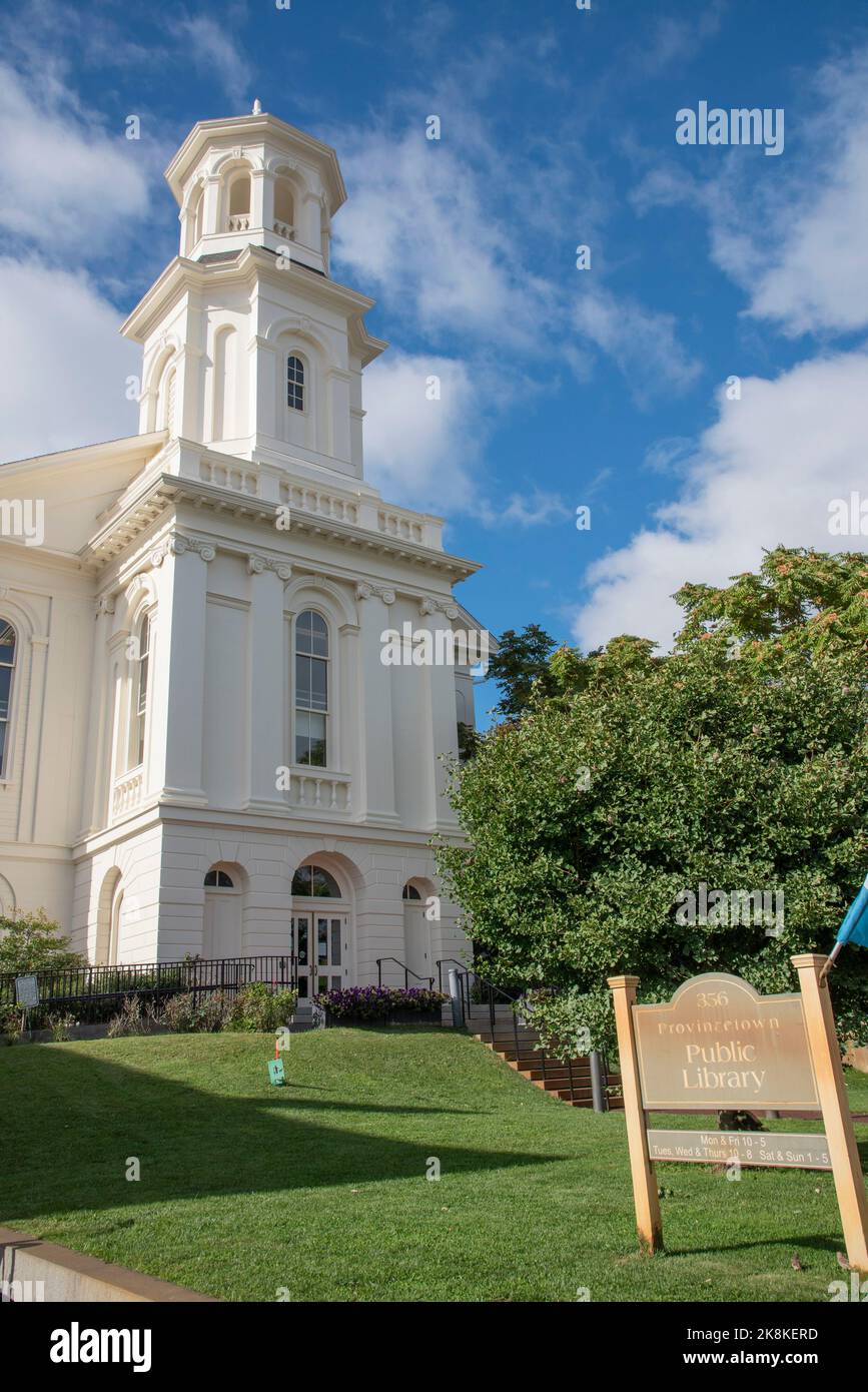 Public Library in Provincetown, Cape Cod, Massachusetts Stock Photo Alamy