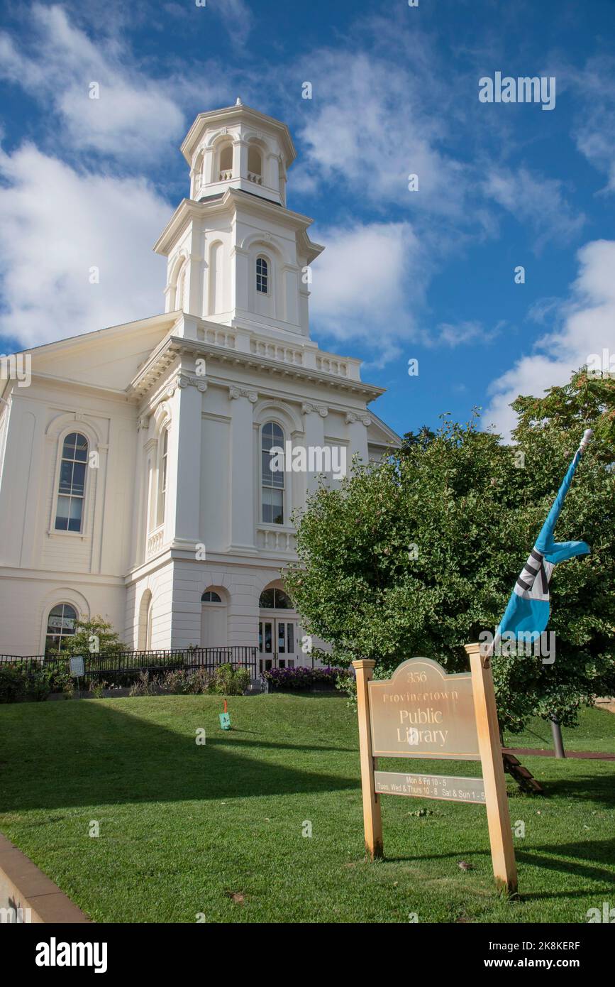 Public Library in Provincetown, Cape Cod, Massachusetts Stock Photo Alamy