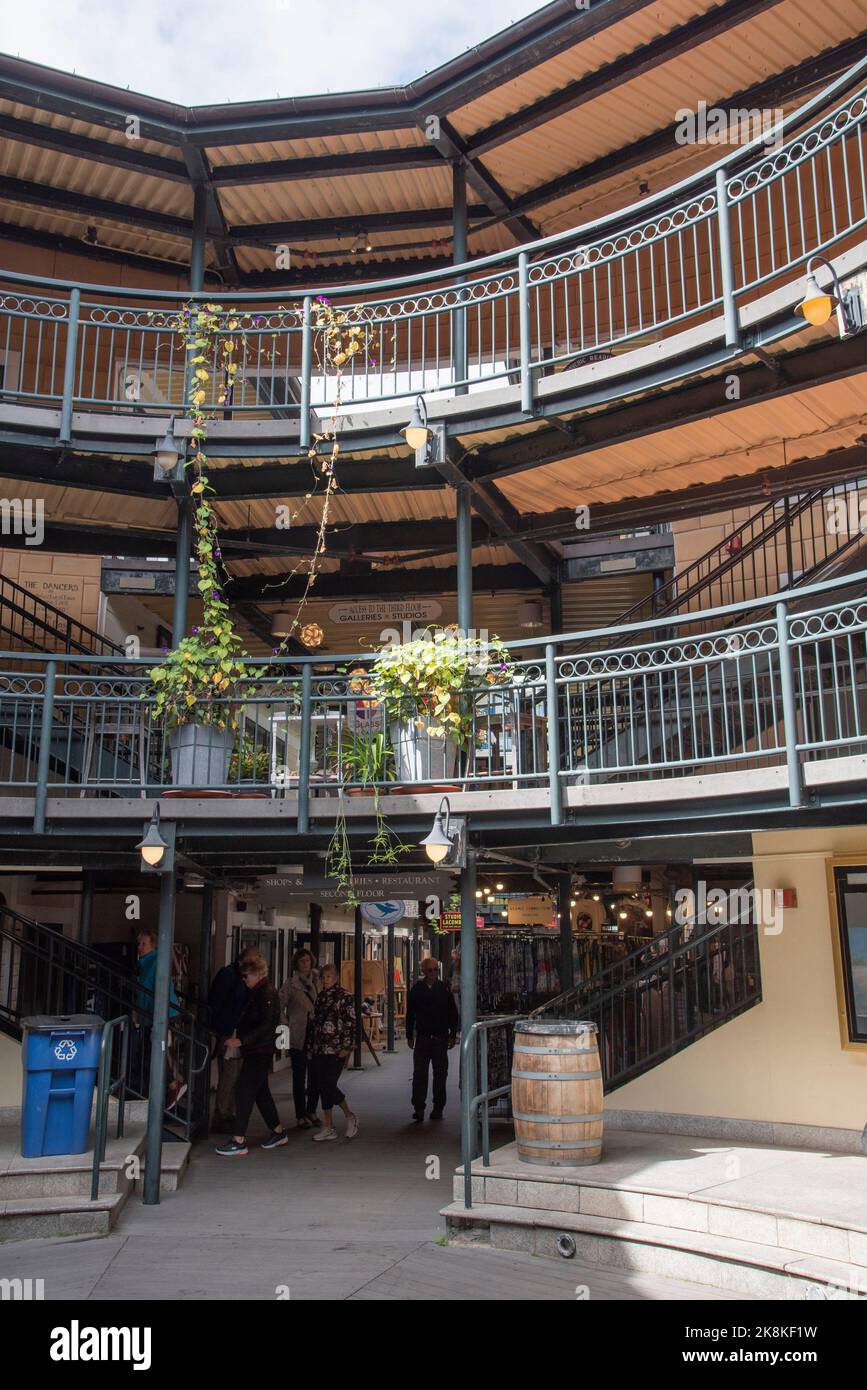 Shopping mall in Provincetown, Cape Cod, Massachusetts Stock Photo Alamy