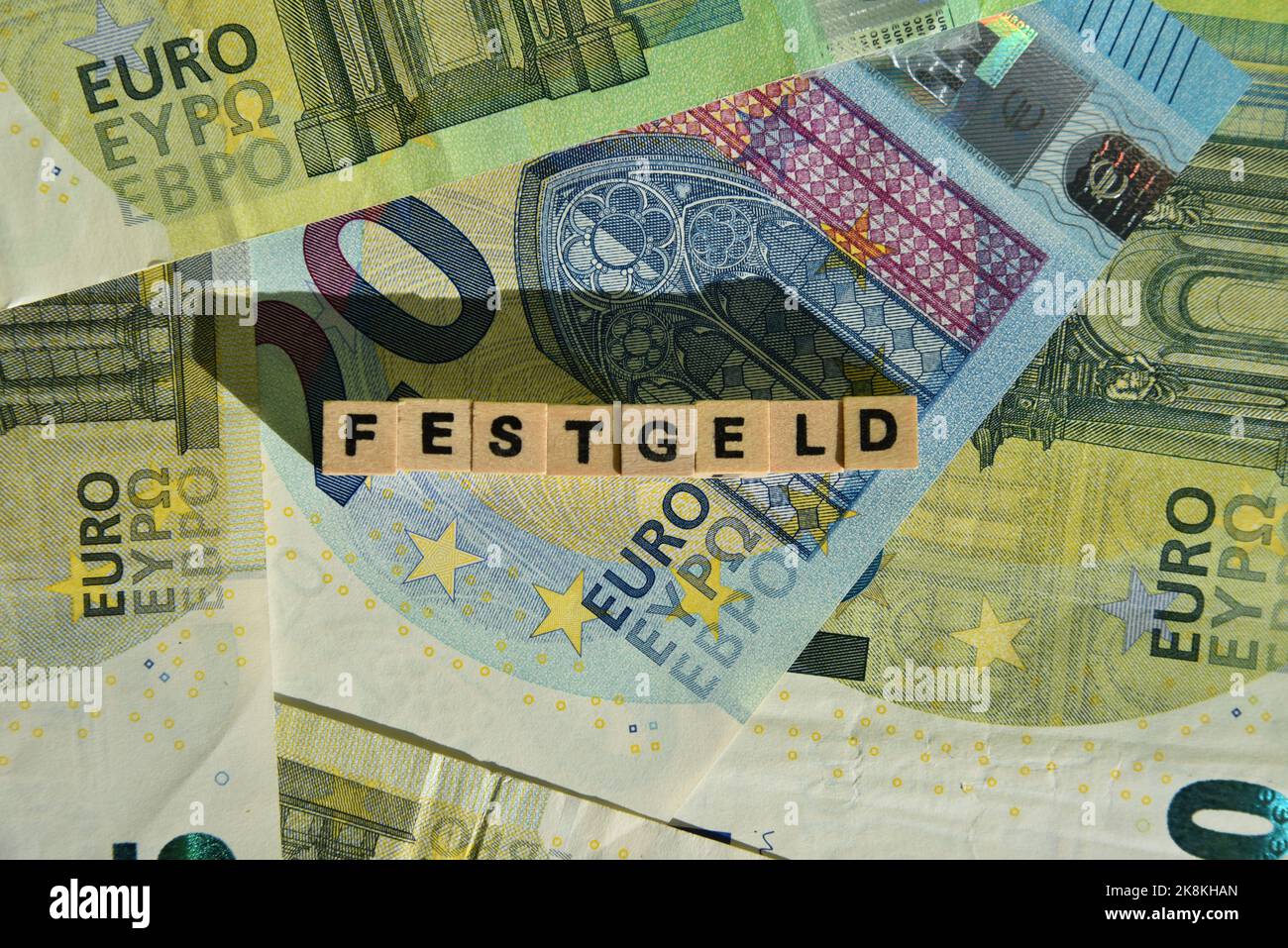 Festgeld Stock Photo