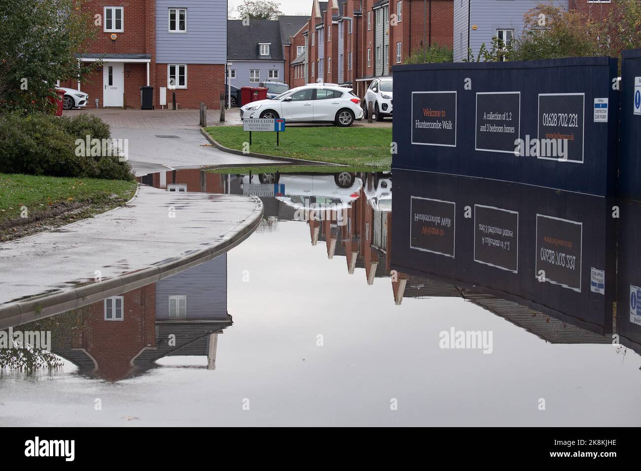 Taplow, Buckinghamshire, UK. 24th October, 2022. After the heavy rain