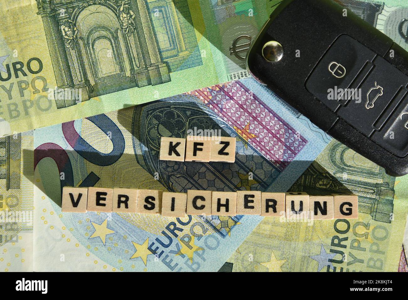 KFZ-Versicherung Stock Photo