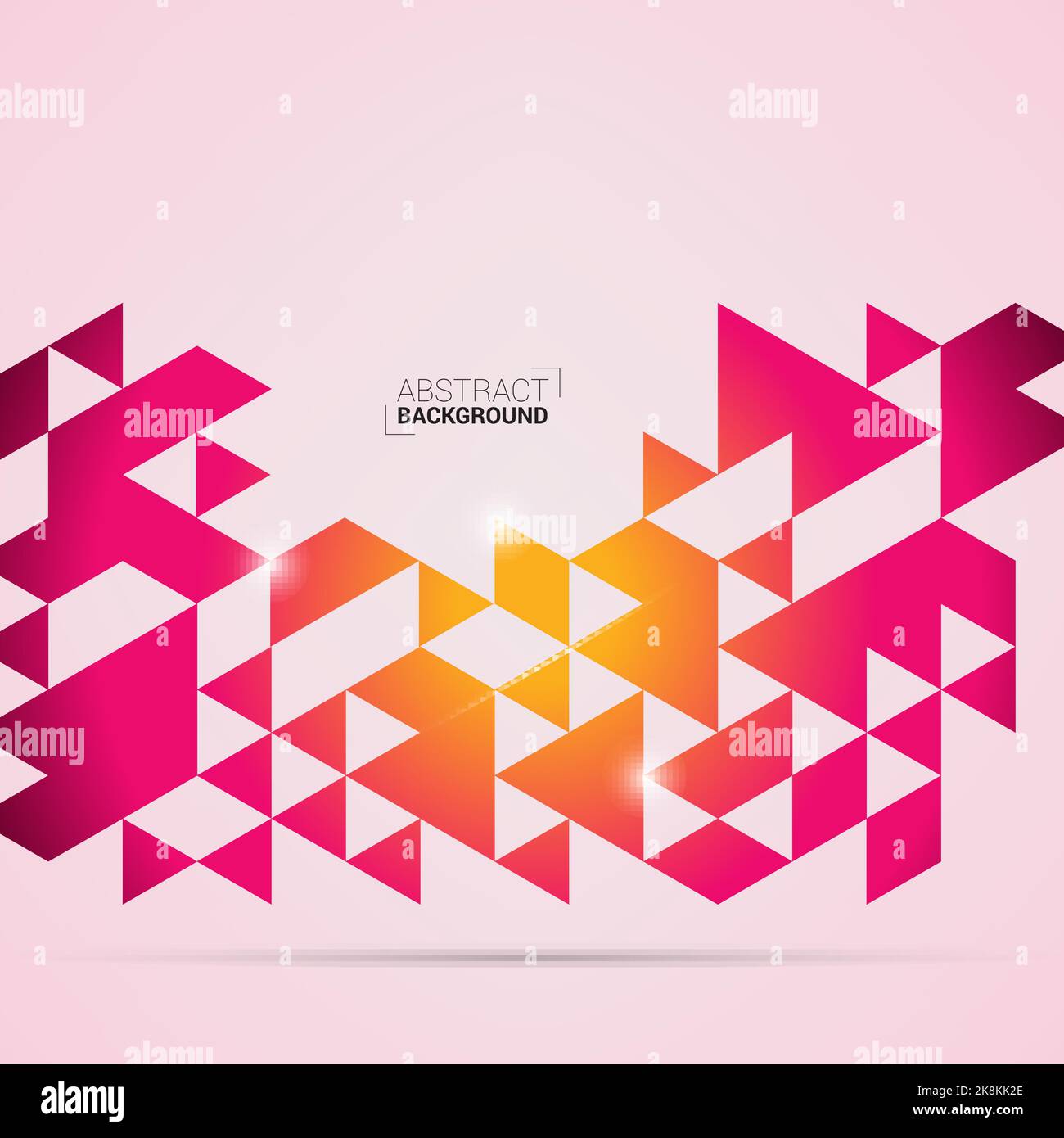 Triangular abstract background. Creative design templates. Vector
