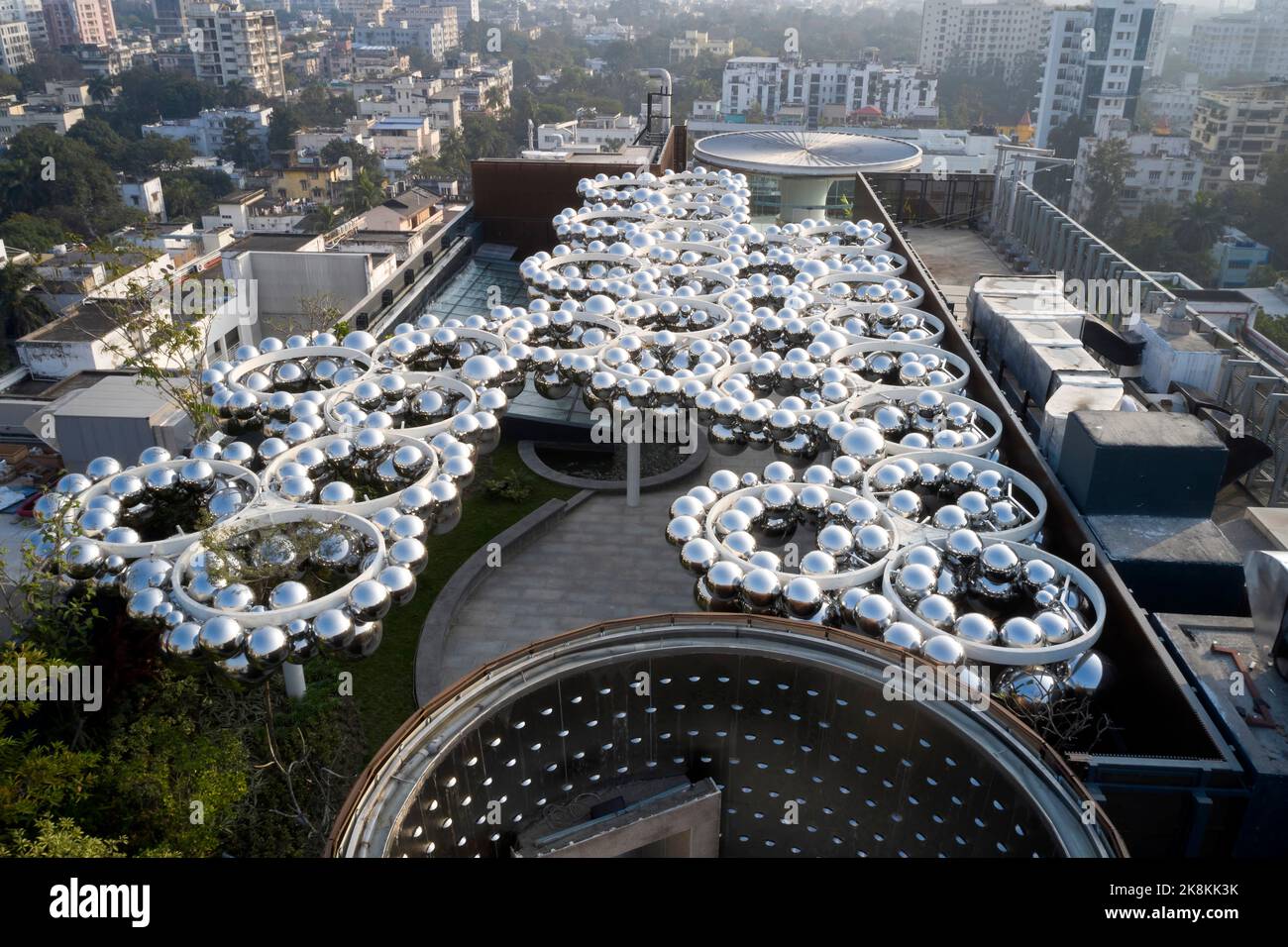 Rooftop art work. RP Sajiv Goenka Group Corporate Headquarters