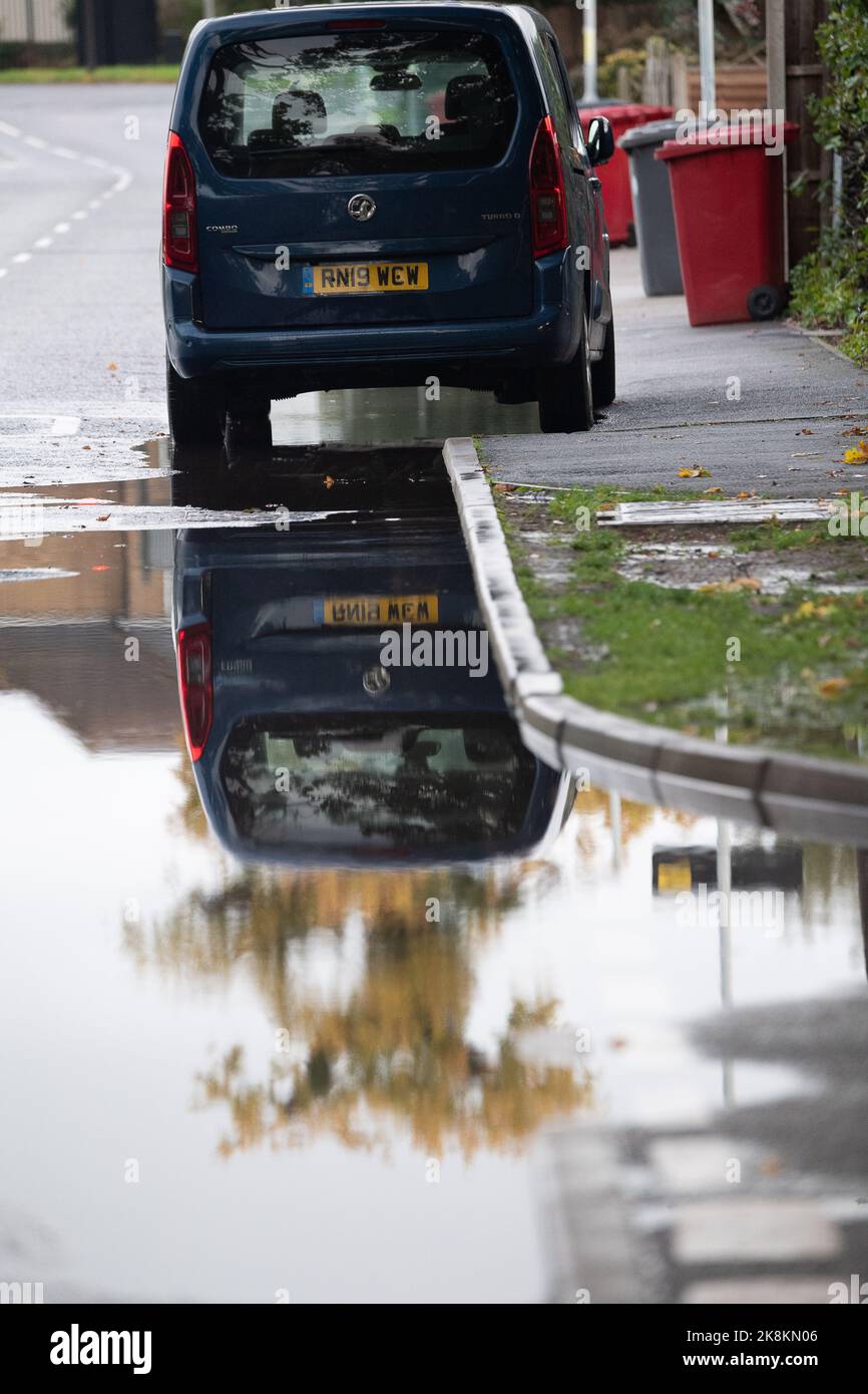 Taplow, Buckinghamshire, UK. 24th October, 2022. After the heavy rain
