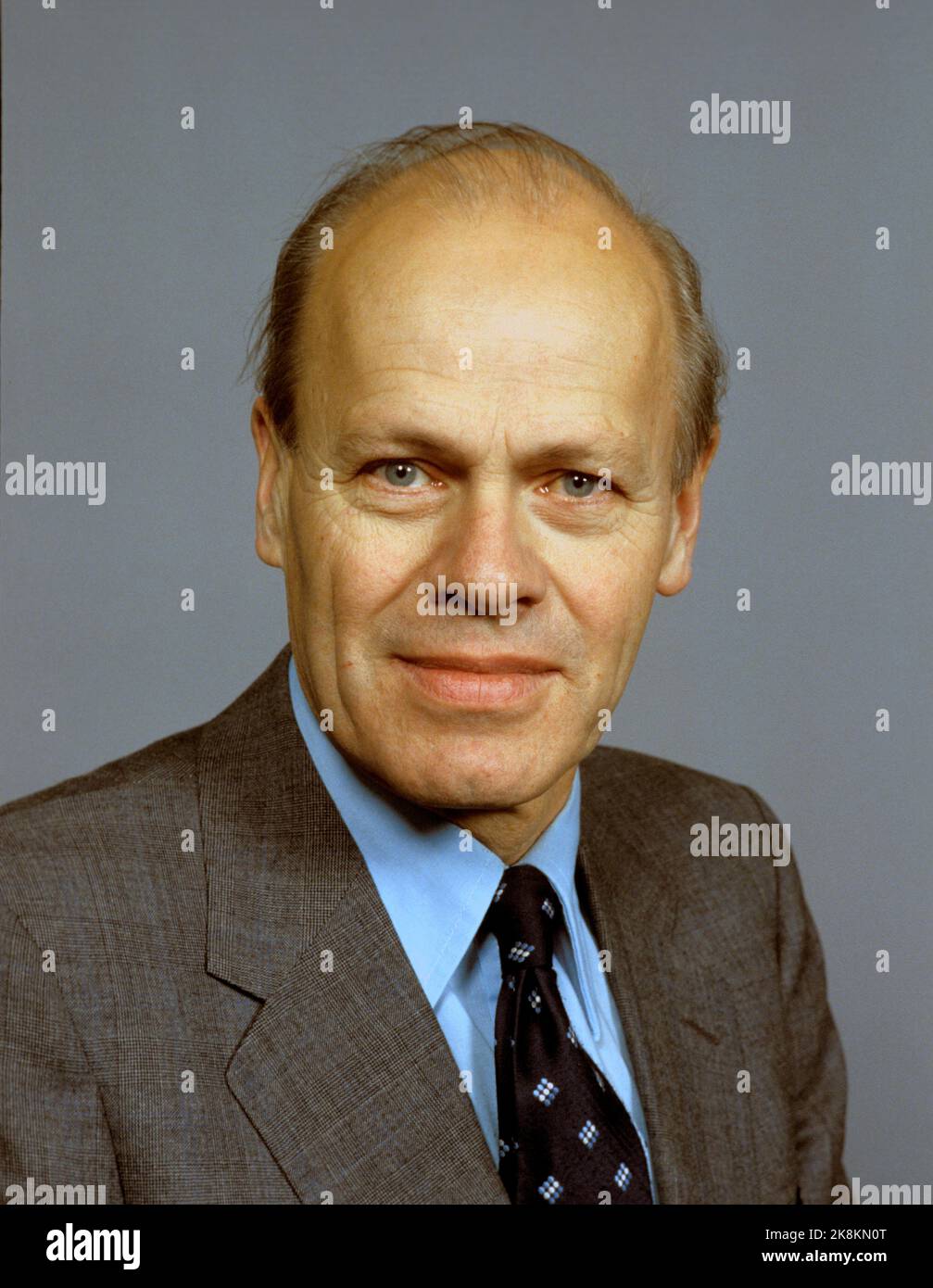 Oslo 19811027 foreign minister and storting representative svenn stray