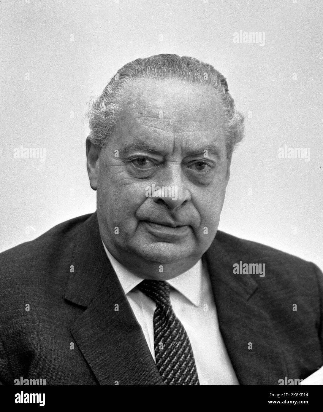 Oslo 19690807 conductor odd gruner hegge photo hi-res stock photography ...
