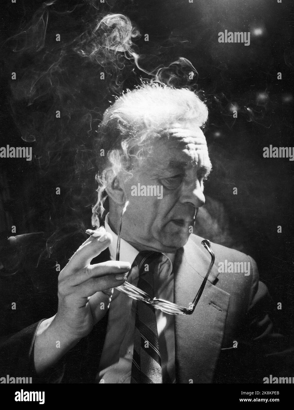 werewolf smoking cigarette ArtStation Oslo 19581010. The author Aksel