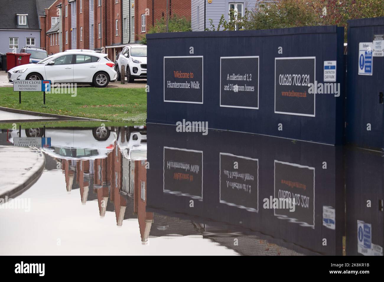 Taplow, Buckinghamshire, UK. 24th October, 2022. After the heavy rain