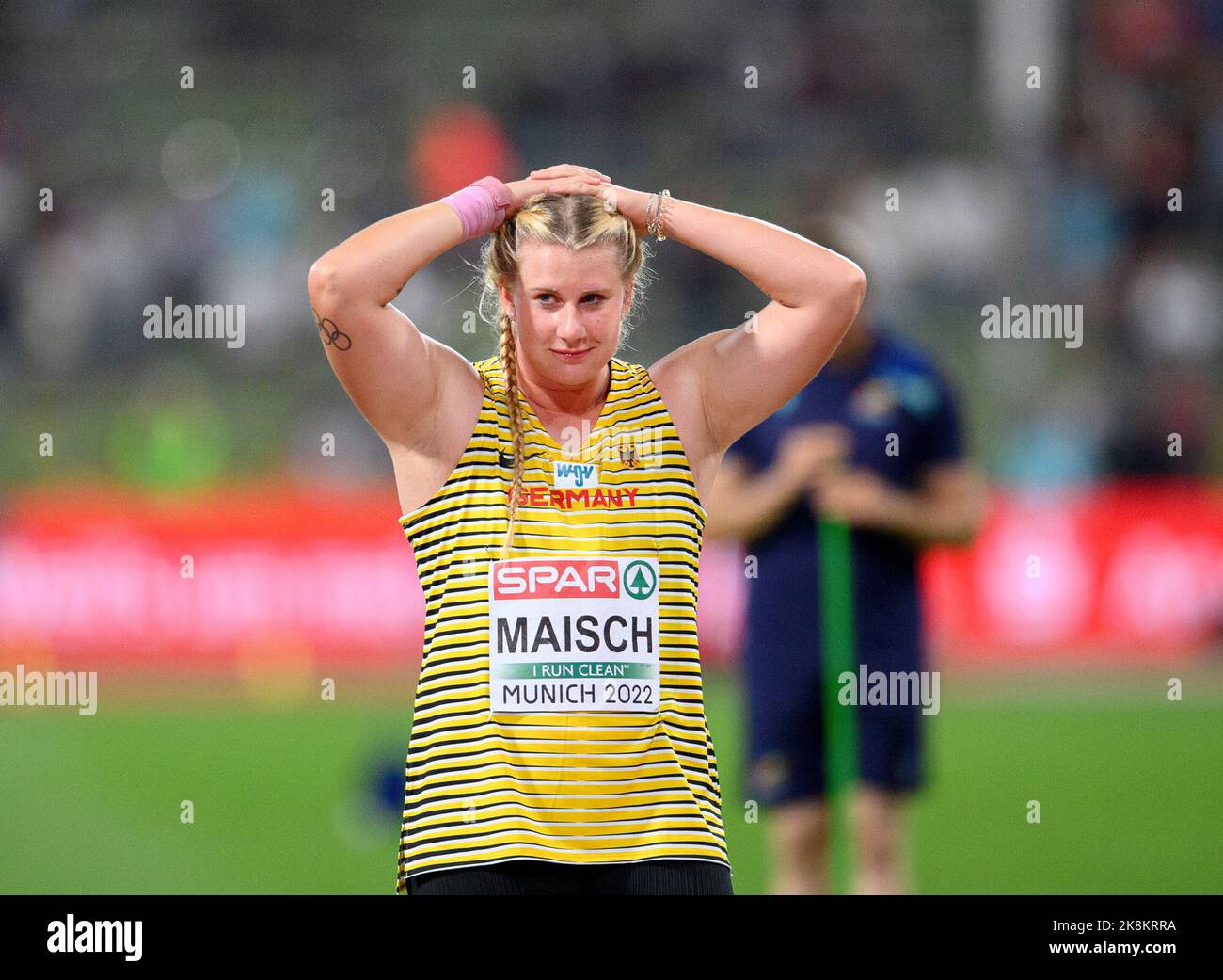 Katharina MAISCH (GER/ 8th place) gesture, gesture Women's final shot