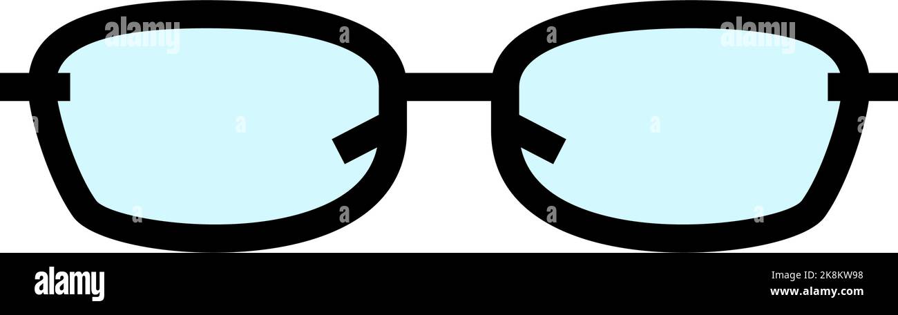ocular glasses optical color icon vector illustration Stock Vector ...