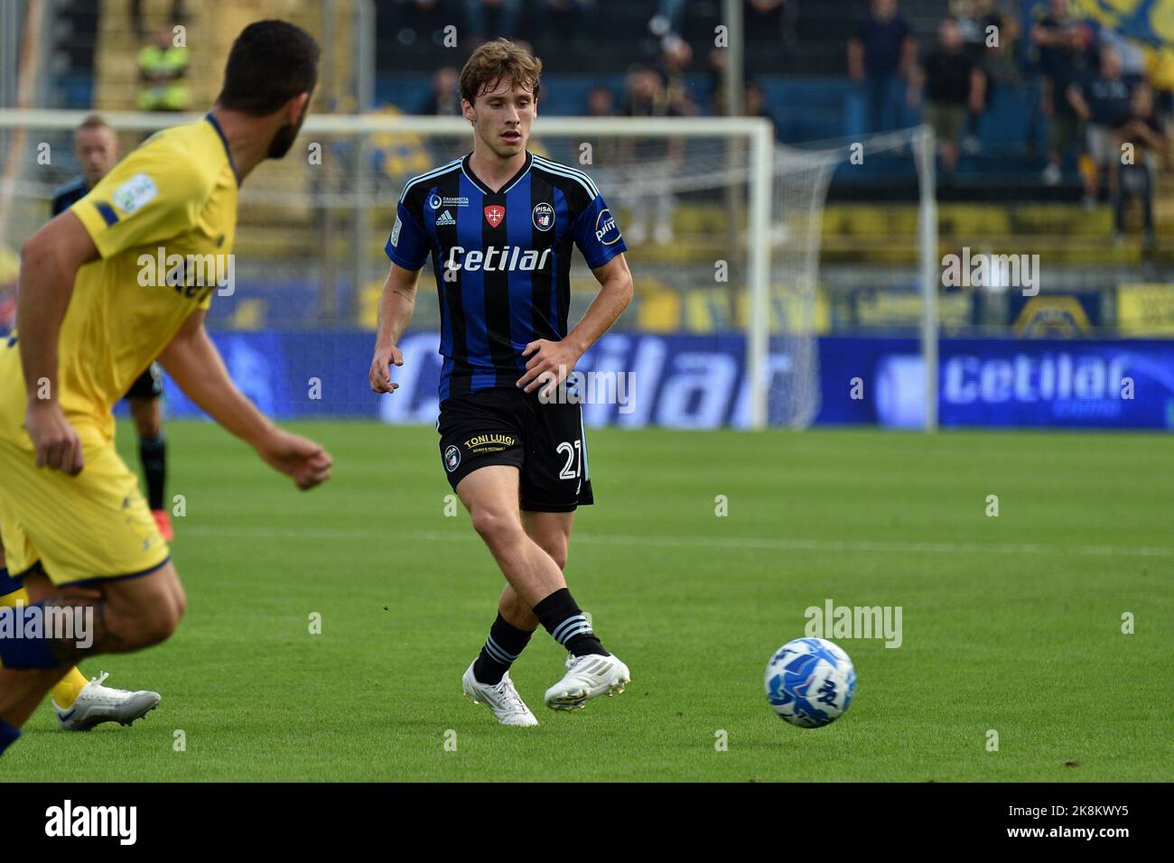 Arena Garibaldi, Pisa, Italy, October 23, 2022, Matteo Tramoni (Pisa ...