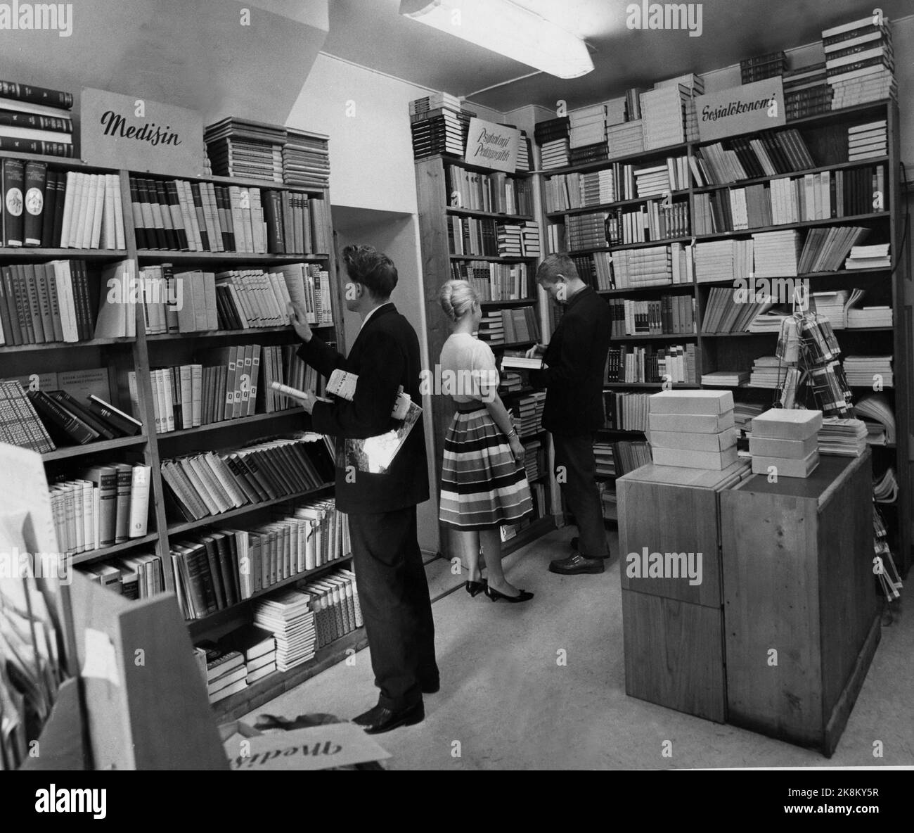 Oslo 19600801. Lars Ramstad goes from Fjellbygda Skjåk to Oslo to study ...