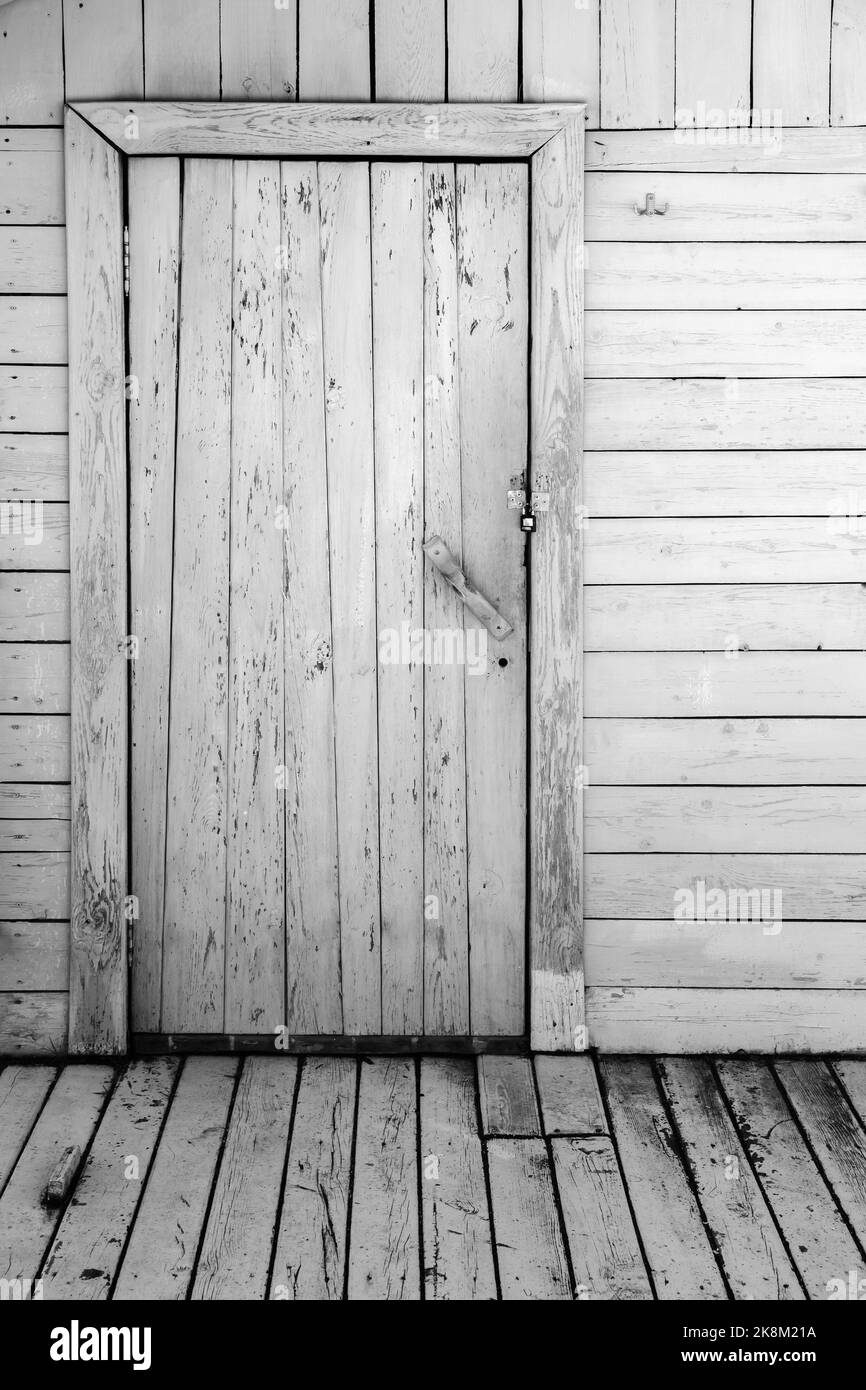 Locked door Black and White Stock Photos & Images - Alamy