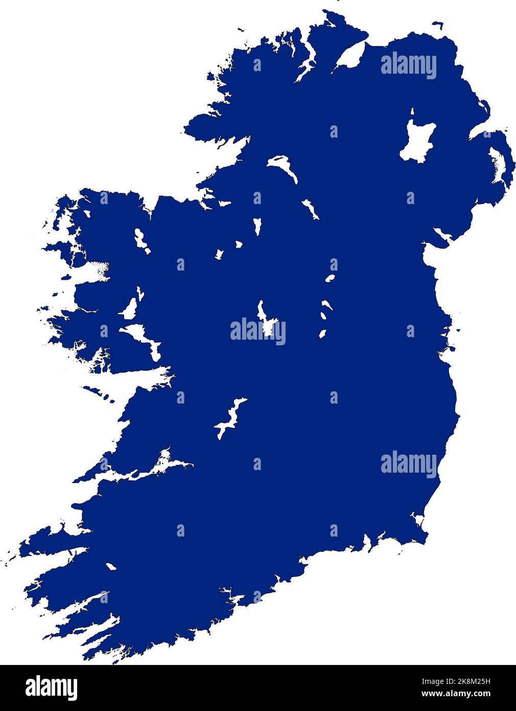 Map Of Ireland Filled With Blue Color Stock Photo Alamy map-of-ireland-filled-with-blue-color-stock-photo-alamy