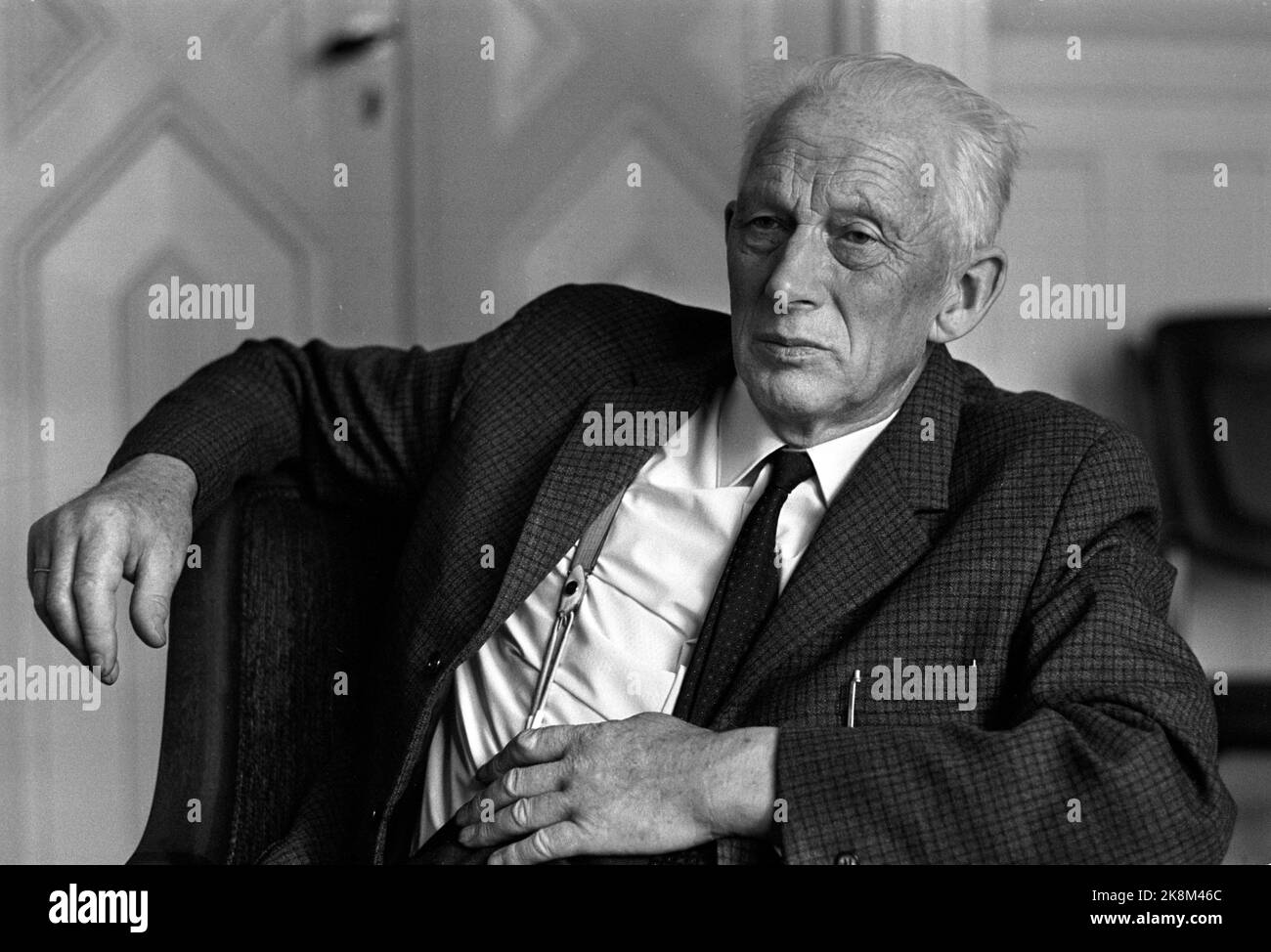 Oslo 19690617 politician bent roiseland hi-res stock photography and ...