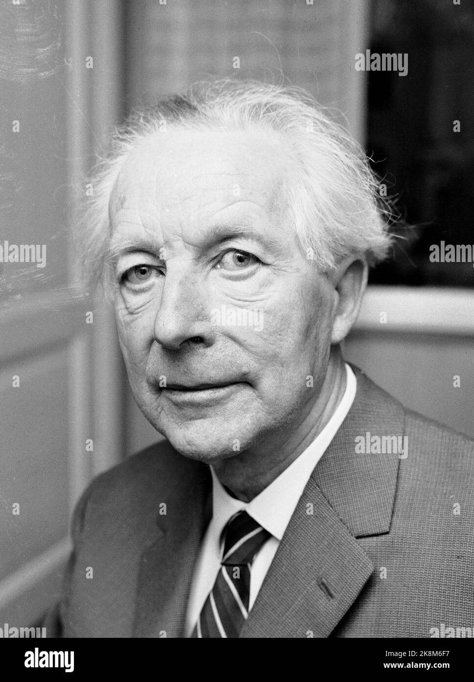 Oslo 19661012 composer Eivind Groven, portrait. Photo: NTB / NTB Stock Photo