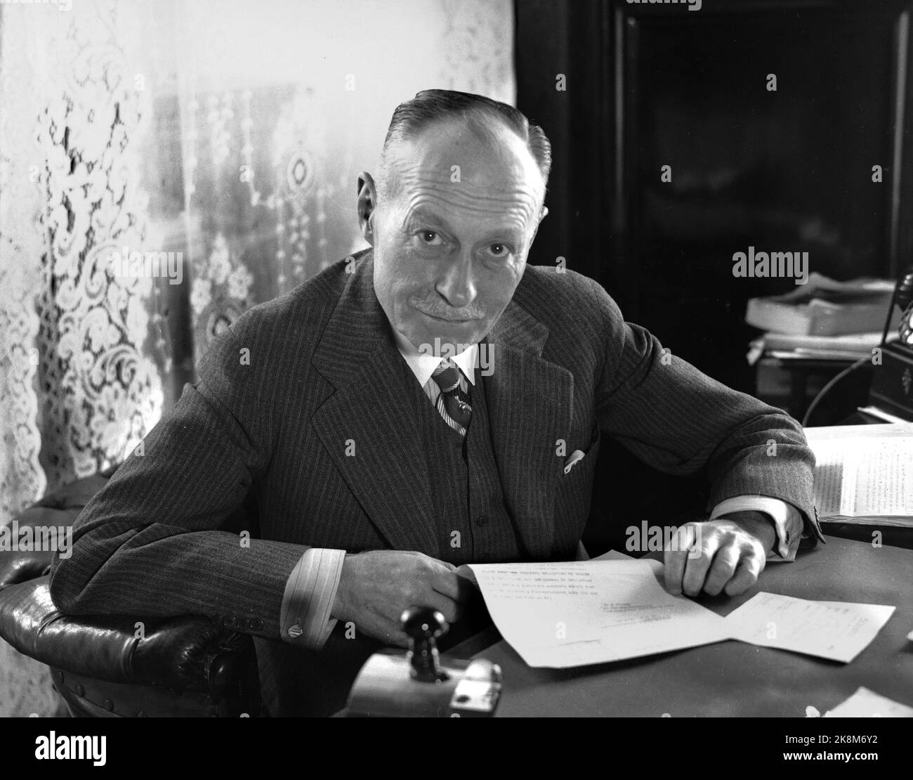 Oslo June 1942 (during World War II) Expedition Manager Johannessen in