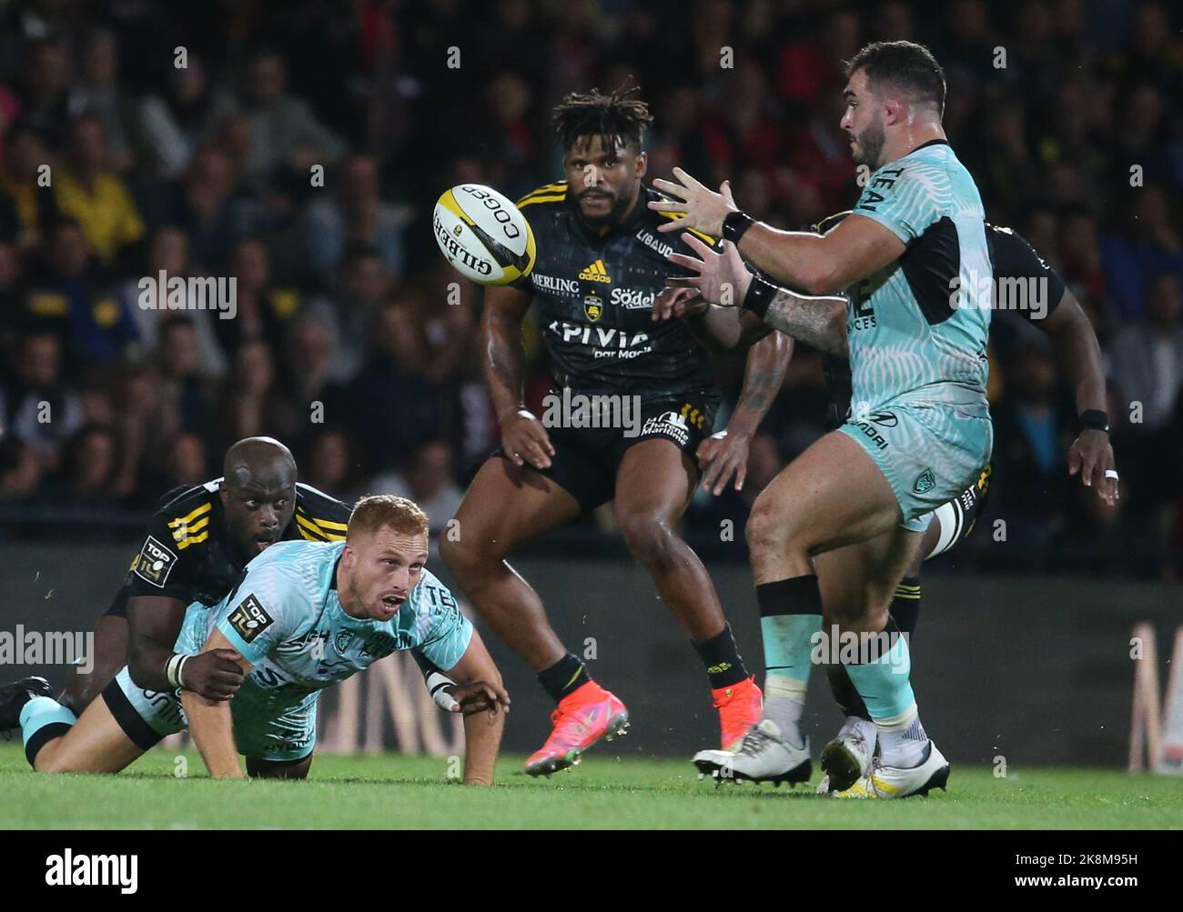 during the French championship Top 14 rugby union match between Stade ...